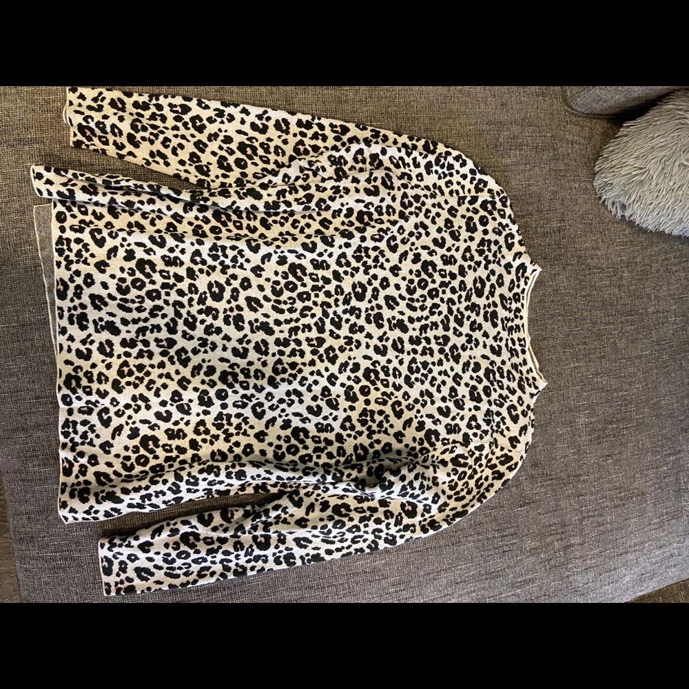 Loft cheetah pattern sweater